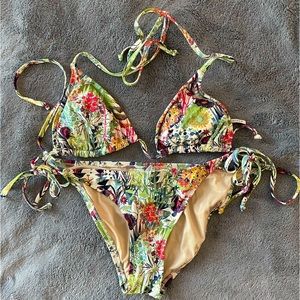 J.Crew floral bikini